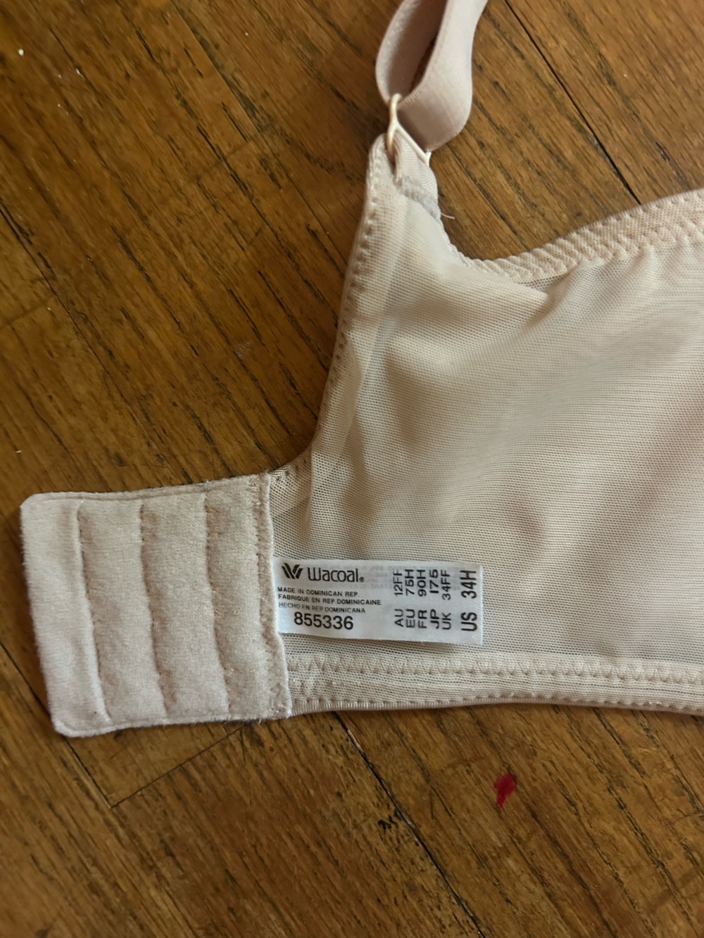 Wacoal Elevated Allure Underwire Bra 34H Rose Dust - Picture 2 of 3